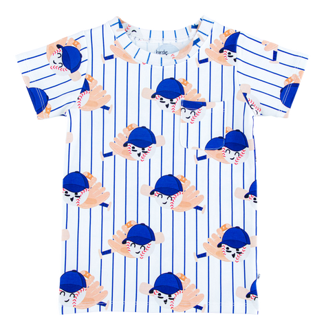 Birdie Bean Short Sleeve Bamboo Blend Pocket Tee - Griffey - Let Them Be Little, A Baby & Children's Clothing Boutique