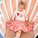 Pink Chicken Maude Sweater - Pink Santa - Let Them Be Little, A Baby & Children's Clothing Boutique