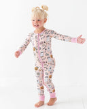 Kiki + Lulu Ruffle Zip Romper w/ Convertible Foot - Squad Ghouls - Let Them Be Little, A Baby & Children's Clothing Boutique