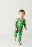 Macaron + Me Long Sleeve Toddler PJ Set - Shamrock - Let Them Be Little, A Baby & Children's Clothing Boutique