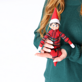 Hanlyn Collective ELF Loungie - Holiday Plaid - Let Them Be Little, A Baby & Children's Clothing Boutique