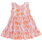 Pink Chicken Kelsey Dress - Purple Gilded Floral - Let Them Be Little, A Baby & Children's Clothing Boutique