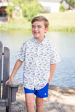 Blue Quail Clothing Co. Short Sleeve Shirt - Ducks - Let Them Be Little, A Baby & Children's Clothing Boutique