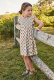 Pink Chicken Stevie Dress - Blue Dahlia - Let Them Be Little, A Baby & Children's Clothing Boutique