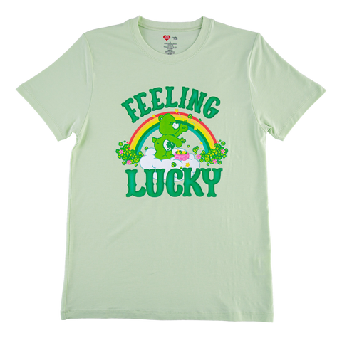 Birdie Bean Short Sleeve Adult Graphic Tee - Care Bears™ Feeling Lucky - Let Them Be Little, A Baby & Children's Clothing Boutique