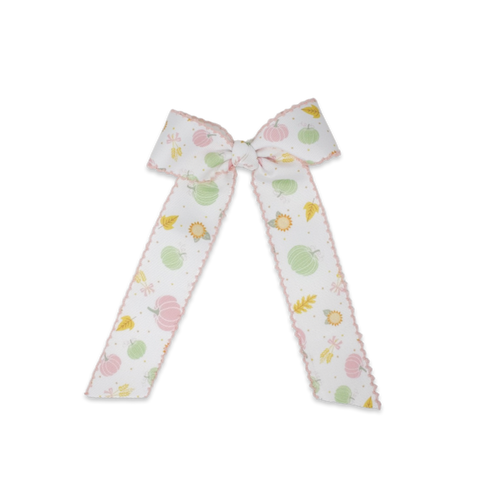 Lullaby Set Lola Long Bow - Pumpkin - Let Them Be Little, A Baby & Children's Clothing Boutique