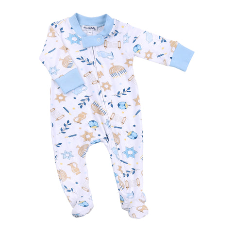 Magnolia Baby Bamboo Blend Printed Zipper Footie - Shine Bright - Let Them Be Little, A Baby & Children's Clothing Boutique