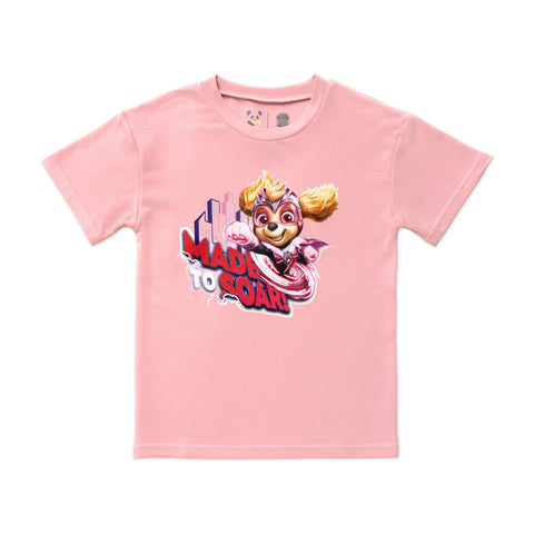 Bellabu Bear Bamboo Blended French Terry Short Sleeve Tee *OVERSIZED FIT* - PAW Patrol Mighty Movie Skye - Let Them Be Little, A Baby & Children's Clothing Boutique