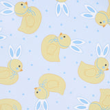 Magnolia Baby Printed Zipper Footie - Bunny Ears Blue - Let Them Be Little, A Baby & Children's Clothing Boutique