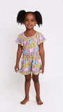 Posh Peanut Flutter Sleeve Short Romper - Kourtney - Let Them Be Little, A Baby & Children's Clothing Boutique