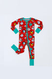 Kiki + Lulu Zip Romper w/ Convertible Foot - Wake Me Up Before You Cocoa - Let Them Be Little, A Baby & Children's Clothing Boutique