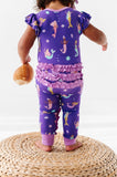 Kiki + Lulu Flutter Sleeve Ruffled Zip Romper - Mermaid in the USA - Let Them Be Little, A Baby & Children's Clothing Boutique