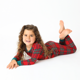 Hanlyn Collective Long Sleeve Loungie - Holiday Plaid - Let Them Be Little, A Baby & Children's Clothing Boutique