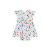Posh Peanut Cap Sleeve Ruffled Bodysuit Dress - Tinsley Jane - Let Them Be Little, A Baby & Children's Clothing Boutique