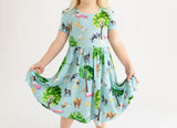 Posh Peanut Short Sleeve Twirl Dress - Brayden - Let Them Be Little, A Baby & Children's Clothing Boutique