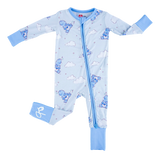 Birdie Bean Zip Romper w/ Convertible Foot - Care Bears Baby™ Grumpy Bear - Let Them Be Little, A Baby & Children's Clothing Boutique