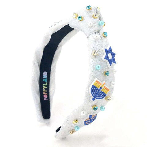 Poppyland Headband - Happy Hanukkah - Let Them Be Little, A Baby & Children's Clothing Boutique