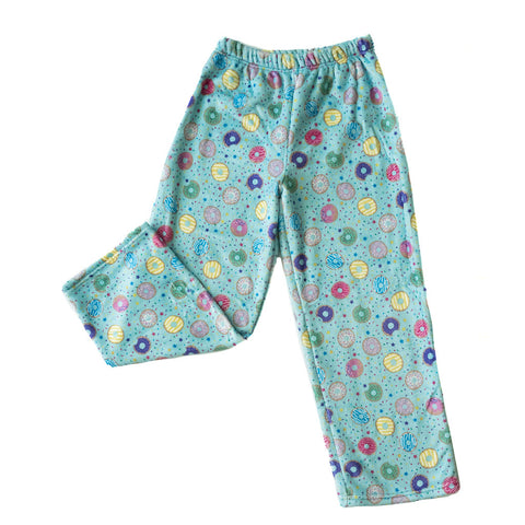Macaron + Me Plush Pants - Turquiose Donuts - Let Them Be Little, A Baby & Children's Clothing Boutique