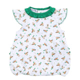 Magnolia Baby Flutter Sleeve Ruffle Bubble - Majestic Mallard - Let Them Be Little, A Baby & Children's Clothing Boutique