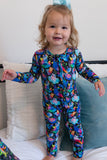 Ollee and Belle Convertible Zip Romper - Lunar - Let Them Be Little, A Baby & Children's Clothing Boutique