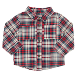 Pink Chicken Boys Jack Shirt - Holly Tartan - Let Them Be Little, A Baby & Children's Clothing Boutique