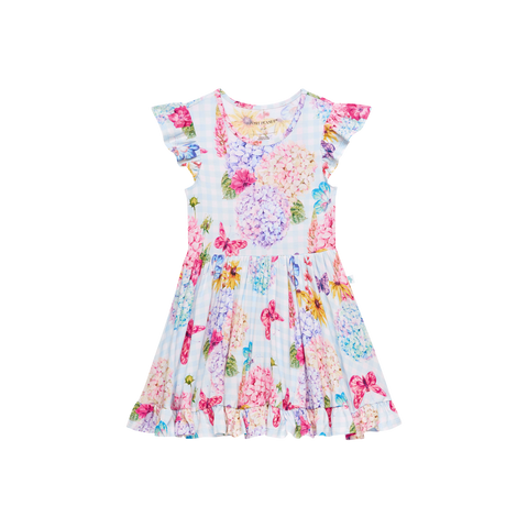 Posh Peanut Cap Sleeve Ruffled Twirl Dress - Nicolette - Let Them Be Little, A Baby & Children's Clothing Boutique