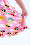Birdie Bean Short Sleeve Birdie Dress - Aurora - Let Them Be Little, A Baby & Children's Clothing Boutique