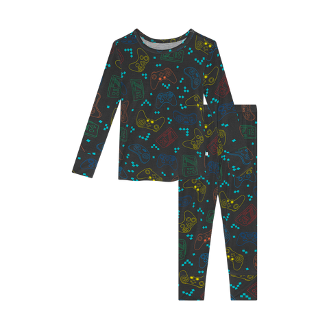 Posh Peanut Basic Long Sleeve Pajamas - Posh Player One - Let Them Be Little, A Baby & Children's Clothing Boutique