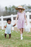 Pink Chicken Leila Dress - Lavender Lambs - Let Them Be Little, A Baby & Children's Clothing Boutique