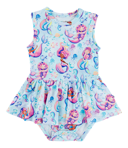 Birdie Bean Sleeveless Birdie Twirl Bodysuit - Brielle - Let Them Be Little, A Baby & Children's Clothing Boutique