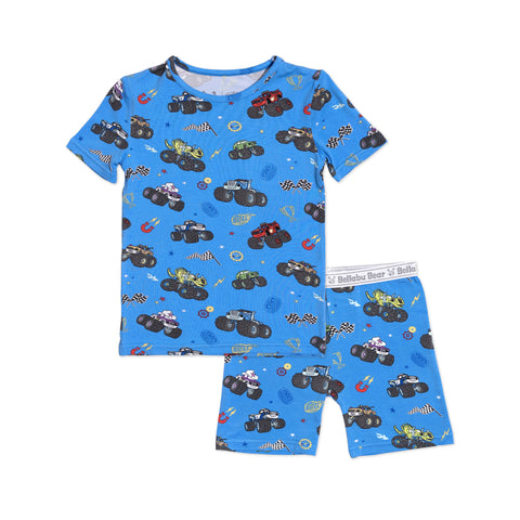 Bellabu Bear 2 piece Short Sleeve w/ Shorts PJ Set - Blaze and the Monster Machines - Let Them Be Little, A Baby & Children's Clothing Boutique