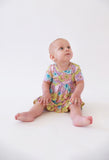Posh Peanut Short Sleeve Ruffled Bodysuit Dress - Kourtney - Let Them Be Little, A Baby & Children's Clothing Boutique
