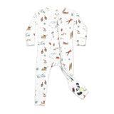 Bellabu Bear Convertible Footie - Vintage Holiday - Let Them Be Little, A Baby & Children's Clothing Boutique