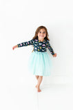 Kiki + Lulu Long Sleeve Toddler Dress w/ Tulle - Party Animals - Let Them Be Little, A Baby & Children's Clothing Boutique