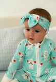 Southern Slumber Double Zipper Bamboo Sleeper - Mr. Snowman - Let Them Be Little, A Baby & Children's Clothing Boutique