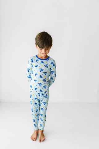 Macaron + Me Long Sleeve Toddler PJ Set - Menorah - Let Them Be Little, A Baby & Children's Clothing Boutique