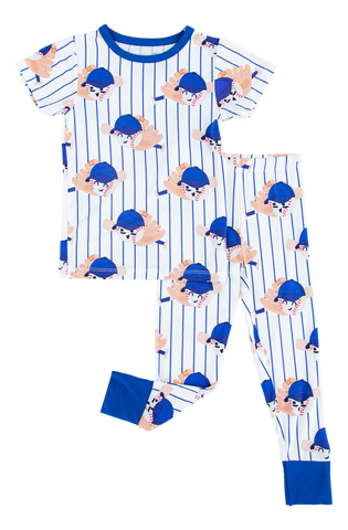 Birdie Bean Short Sleeve w/ Pants 2 Piece PJ Set - Griffey - Let Them Be Little, A Baby & Children's Clothing Boutique