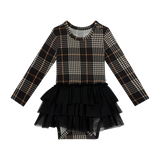 Posh Peanut Long Sleeve Tulle Skirt Bodysuit - Sanders - Let Them Be Little, A Baby & Children's Clothing Boutique