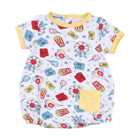 Magnolia Baby Bamboo Blend Short Sleeve Bubble - A Day At The Fair - Let Them Be Little, A Baby & Children's Clothing Boutique