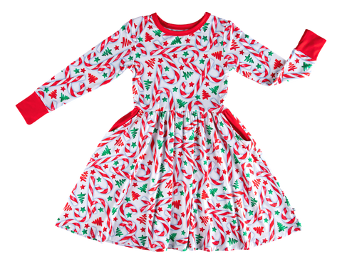 Birdie Bean Long Sleeve Birdie Dress - Cindy - Let Them Be Little, A Baby & Children's Clothing Boutique