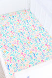 Birdie Bean Crib Sheet - Coral - Let Them Be Little, A Baby & Children's Clothing Boutique
