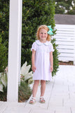 Trotter Street Kids Peter Pan Collar Applique Dress - C is for Castle - Let Them Be Little, A Baby & Children's Clothing Boutique
