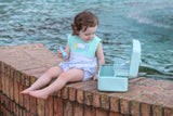 Trotter Street Kids Applique Sun Suit - Color Block Fish - Let Them Be Little, A Baby & Children's Clothing Boutique