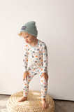 Free Birdees Long Sleeve Pajama Set - Pumpkin Garden of Moths & Skulls - Let Them Be Little, A Baby & Children's Clothing Boutique
