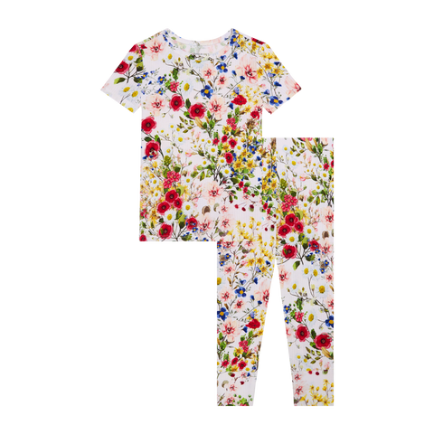 Posh Peanut Basic Short Sleeve Pajamas - Barbara - Let Them Be Little, A Baby & Children's Clothing Boutique