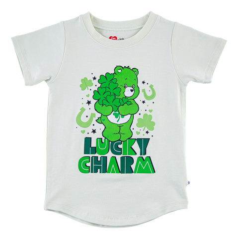 Birdie Bean Short Sleeve Graphic Tee - Care Bears™ Lucky Charm - Let Them Be Little, A Baby & Children's Clothing Boutique