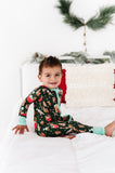 Kiki + Lulu Zip Romper w/ Convertible Foot - Baking Spirits Bright - Let Them Be Little, A Baby & Children's Clothing Boutique