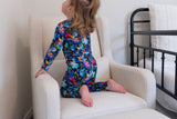 Ollee and Belle Two-Piece Long Sleeve PJ Set - Lunar - Let Them Be Little, A Baby & Children's Clothing Boutique