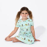 Bellabu Bear Girls Short Sleeve Dress - PAW Patrol Easter - Let Them Be Little, A Baby & Children's Clothing Boutique
