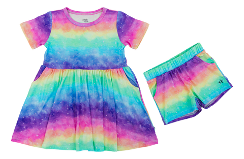 Birdie Bean Peplum w/ shorts Birdie Set - Thea - Let Them Be Little, A Baby & Children's Clothing Boutique